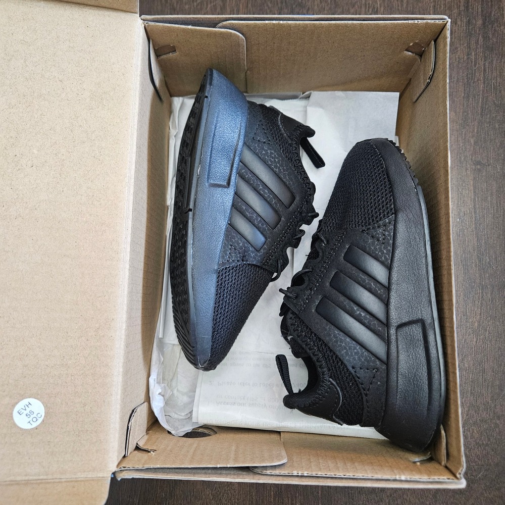 Adidas X_PLR EL I Kids 6.5K Black Mesh Toddler Athletic Running Sneaker Classic
